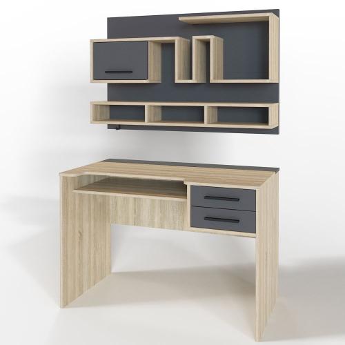 Комп'ютерний стіл Тиса Мебель Тіса Стиль-5 Сонома Графіт 750x600x1100 мм Комп'ютерний стіл Тиса Мебель Тіса Стиль-5 Сонома Графіт 750x600x1100 мм