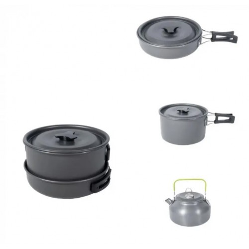 Туристичний набір посуду CooKing SET DS-308 Туристичний набір посуду CooKing SET DS-308