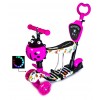 Самокат дитячий Scooter Сонечко 5 in 1 Butterfly Рожевий (959350826)