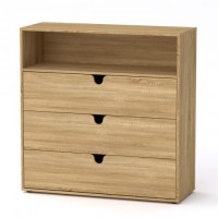 Комод МГ-7 тумба-3 Компаніт Дуб сонома (106,4х40х109,4 см) Комод МГ-7 тумба-3 Компаніт Дуб сонома (106,4х40х109,4 см)