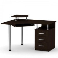 Стіл кутовий СУ-2 Компаніт 120х100х85 см Венге темний Стіл кутовий СУ-2 Компаніт 120х100х85 см Венге темний