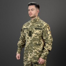 Чоловічий тактичний кітель Pobedov Rip-Stop 358040 L Піксель (00000005931)