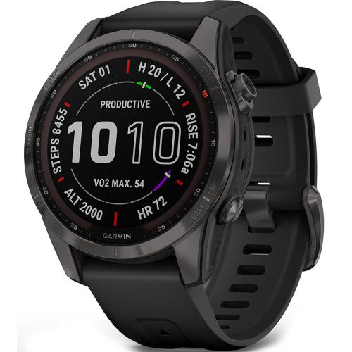 Смарт-годинник GARMIN fenix 7S Solar Black