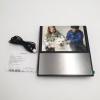 Електронний LED годинник настільний UKC DS-6608 7570 з фоторамкою 15х10см USB Чорний
