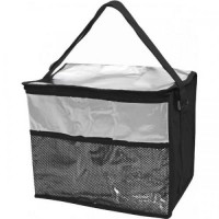 Термосумка Easy Gifts 28*16*20 см сріблясто-чорна 28796 Термосумка Easy Gifts 28*16*20 см сріблясто-чорна 28796