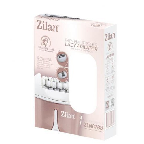 Епілятор Zilan ZLN8788 3в1 Рожевий Епілятор Zilan ZLN8788 3в1 Рожевий