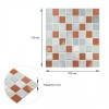 Панель стінова 3D 700х770х4мм мозаїка коричнева (D) Sticker Wall SW-00002012