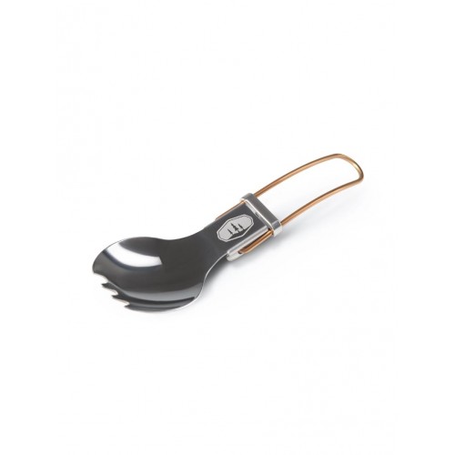 Ложка-вилка GSI Outdoors Glacier Folding Spork 9.9 см Сталевий (1099-61100) Ложка-вилка GSI Outdoors Glacier Folding Spork 9.9 см Сталевий (1099-61100)