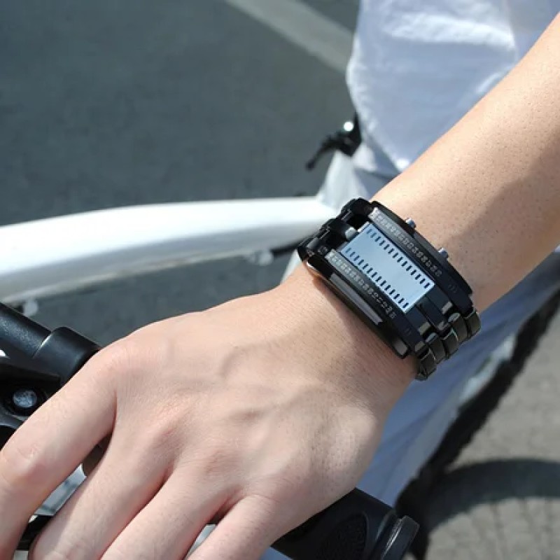 Бінарний чоловічий годинник Skmei 0926 Чорний