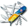 Складаний ніж Victorinox Huntsman Ukraine 91 мм 16 функцій Жовто-синій (1.3713.7_T3250pw)