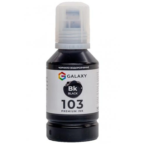 Чорнило Galaxy 103 Epson 140 мл Black (10465) Чорнило Galaxy 103 Epson 140 мл Black (10465)