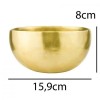 Поющая чаша Тибетская Singing bowl Ручная холодная ковка 15,9/15,9/8 см Бронза матовая (26556) в інтернет супермаркеті PbayMarket!