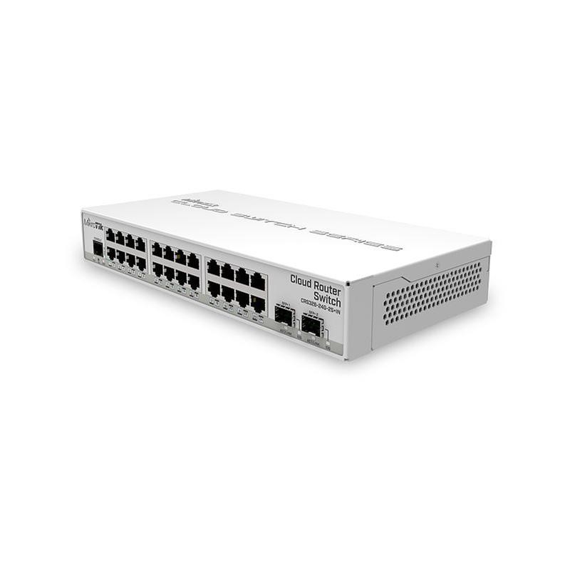 Комутатор MikroTik CRS326-24G-2S+IN (24x1G, 2xSFP+, L3, настільний)