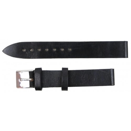 Ремінець для годинника зі шкіри Mykhail Ikhtyar 16 мм Чорний (S639-16S black) Ремінець для годинника зі шкіри Mykhail Ikhtyar 16 мм Чорний (S639-16S black)