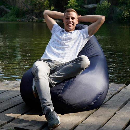 Крісло Мішок Груша Оксфорд 300 150х100 Студія Комфорту Великий синій Крісло Мішок Груша Оксфорд 300 150х100 Студія Комфорту Великий синій