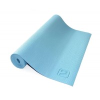 Килимок для фітнесу LiveUp PVC Yoga Mat 173x61x0.4 см Блакитний (1000-LS3231-04b)