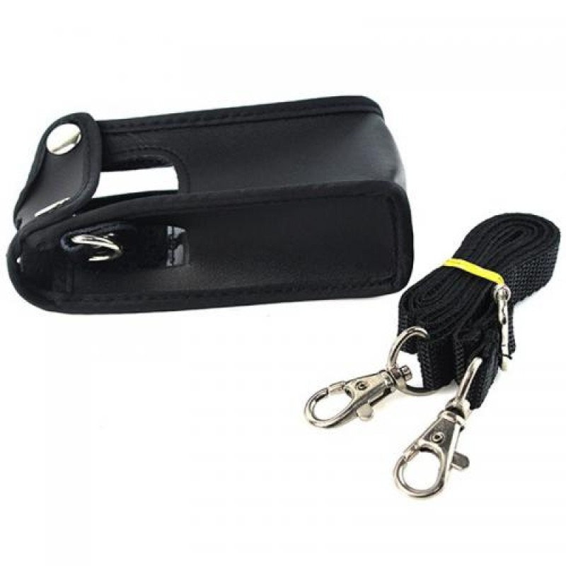 Шкіряний чохол з ремінцем Retevis J9110H для рацій Retevis RT3, RT3S, TYT MD-380 Чорний (100919)