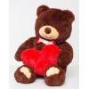 Плюшевий ведмедик з серцем Mister Medved Майк 85 см Бурий (025)