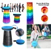 Складаний туристичний стілець OPT-TOP Telescopic stool 47х25 см Різнокольоровий (2104618575)