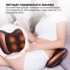 Масажна подушка роликовий інфрачервоний масажер для шиї та спини Inspire 053P Коричневий