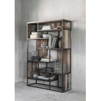 Стелаж для зберігання в стилі Loft NS-1955 1830x1200x400 мм Черный Стелаж для зберігання в стилі Loft NS-1955 1830x1200x400 мм Черный