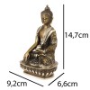 Будда Шак’ямуні в жесті перемоги Бронза Оксидування Часткове сріблення Ручна робота Kailash 14.7 см (26792) в інтернет супермаркеті PbayMarket!