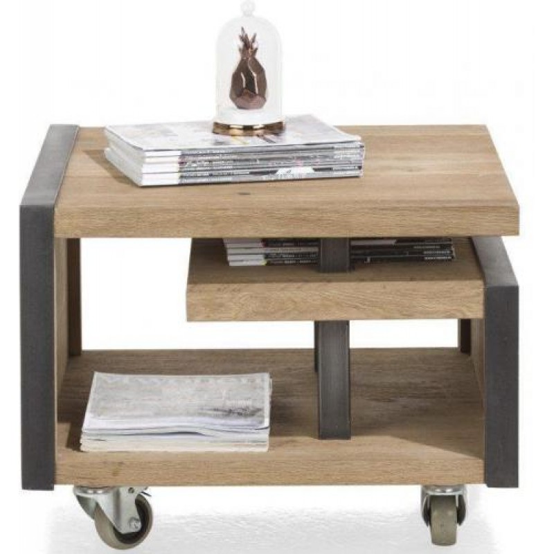 Кавовий журнальний столик у стилі Loft NS-629 530x600x500 мм Черный