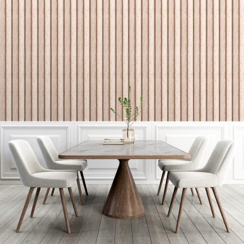 Декоративна стінова рейка Sticker Wall PS 2900x120x12 мм Бежевий (SW-00001748)