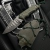 Ніж туристичний Gorillas BBQ Щур сталь 50х14мф KN89 Оливковий (5176)