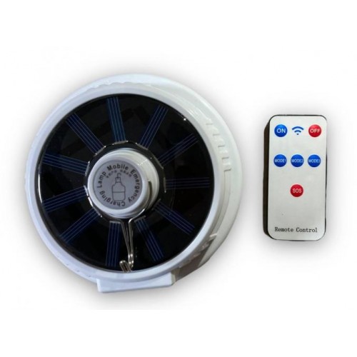 Туристична акумуляторна лампа Solar bulb lamp LB-2288 з пультом керування (1756375665)