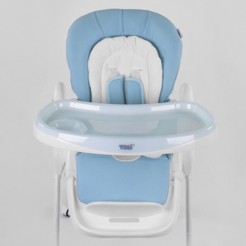 Стільчик для годування Toti W-48406 58х82х110 см Blue/White (96506) Стільчик для годування Toti W-48406 58х82х110 см Blue/White (96506)