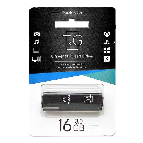Флеш-накопичувач USB3.0 16GB T&G 121 Vega Series Black (TG121-16GB3BK) в інтернет супермаркеті PbayMarket!