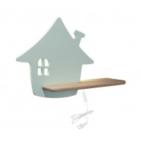 Настінний світильник Candellux House 35x26 см Коричнево-зелений (21-85214)