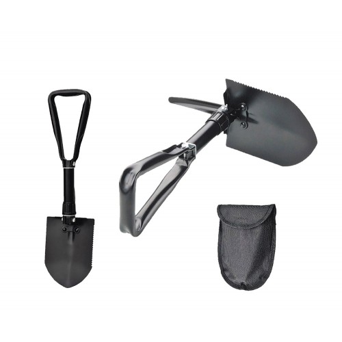 Лопата саперна MASTERTOOL 110х160х460 мм складана 14-6281