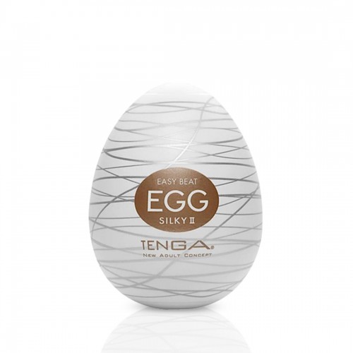 Мастурбатор-яйцо Tenga Egg Silky II с рельефом в виде паутины в інтернет супермаркеті PbayMarket!