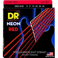 Струни для електрогітари DR NRE-9/46 Hi-Def Neon Red K3 Coated Light Heavy Electric Guitar Strings 9/46 Струни для електрогітари DR NRE-9/46 Hi-Def Neon Red K3 Coated Light Heavy Electric Guitar Strings 9/46