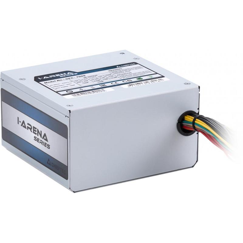 Блок живлення Chieftec GPC-700S, ATX 2.3, APFC, 12cm fan, ККД 80%, bulk
