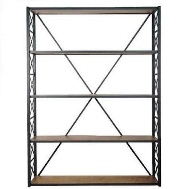 Стелаж для зберігання в стилі Loft NS-1701 1830x1200x300 мм Черный