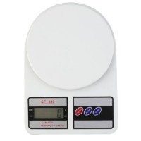 Електронні кухонні ваги RIAS SF-400 з LCD-дисплеєм 10 кг White (3sm_523460064) Електронні кухонні ваги RIAS SF-400 з LCD-дисплеєм 10 кг White (3sm_523460064)