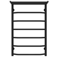 Рушникосушарка водяна Трапеція з полицею П7 500х800 Deffi Чорний (C.TP.80.50.7.B.B)