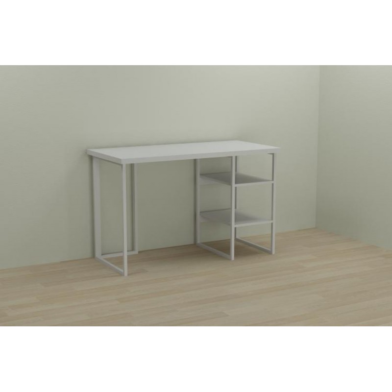 Комп'ютерний стіл Ferrum-decor Кевін 75x100x70 білий ДСП Біле 32мм