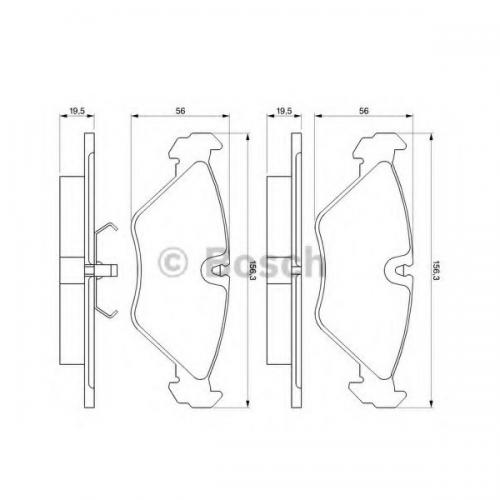 Колодки гальмові Bosch дискові передні SAAB 9000/MITSUBISHI Pajero -98 0986461766 в інтернет супермаркеті PbayMarket!