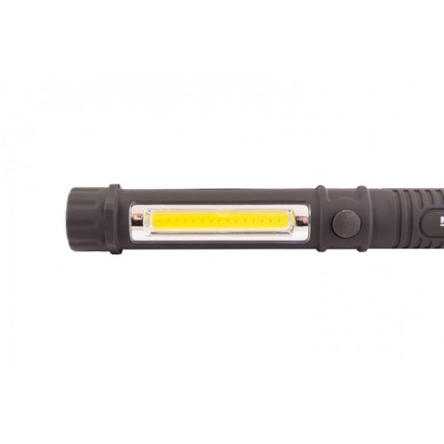Ліхтарик магнітний MASTERTOOL 168х24 мм LED+COB LED 3xAAA ABS 94-0806 Ліхтарик магнітний MASTERTOOL 168х24 мм LED+COB LED 3xAAA ABS 94-0806