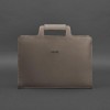 Жіноча шкіряна сумка для ноутбука та документів BlankNote 15 Brown-Beige (BN-BAG-36-beige)