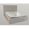 Ліжко двоспальне BNB Laurel Comfort 160 x 190 см Simple З підйомним механізмом та нішою для білизни Айворі