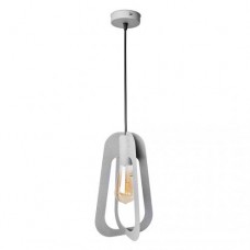 Світильник підвісний MSK Electric Catania в стилі лофт під лампу Е27 MR 3019 GR сірий муар