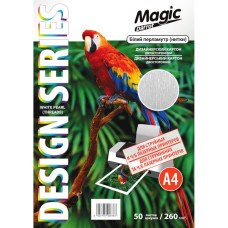 Фотопапір Magic А4 260 г/м2 двосторонній Нитки Білий перламутр 50 шт