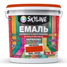 Емаль для підлоги Skyline Червоний RAL 3020 3 л
