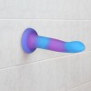 Фалоімітатор, що світиться в темряві, ADDICTION Rave 8″ Glow in the Dark Dildo Blue Purple, 20,3 см в інтернет супермаркеті PbayMarket!