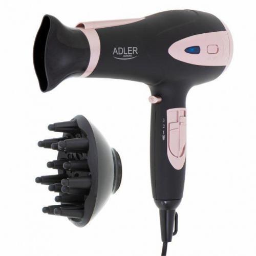 Фен для волосся з іонізацією Adler AD 2248 ION black Фен для волосся з іонізацією Adler AD 2248 ION black